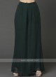 Designer Off-white & Green Color Palazzo Suit